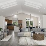 Home Plan 1780 great room.