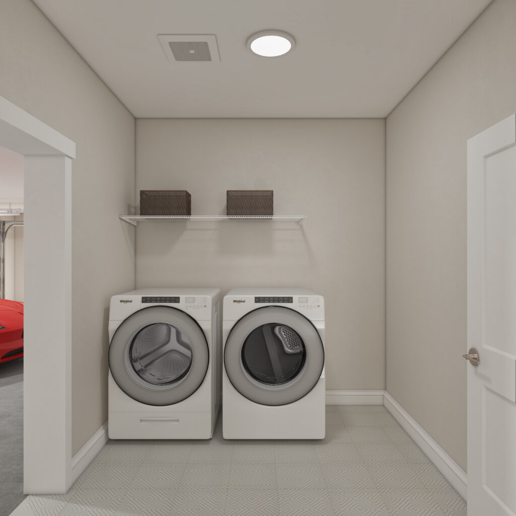 Home Plan 1883 laundry room.