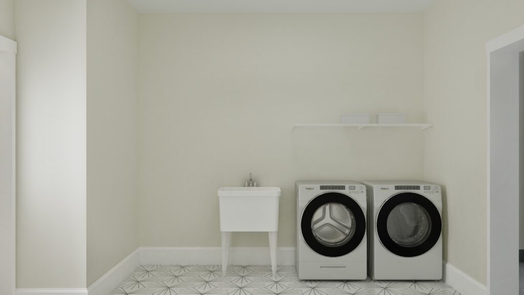 Home Plan 1940 laundry room.