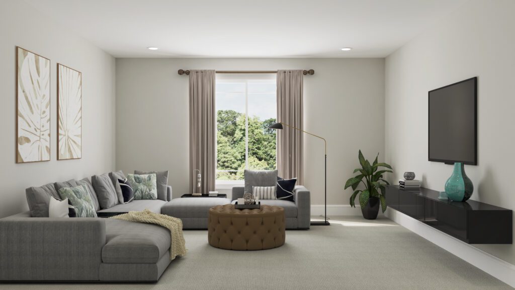 Home Plan 2576 family room.