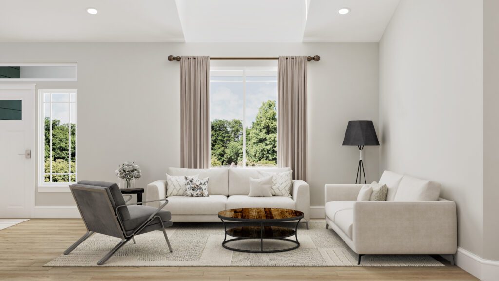 Home Plan 2576 great room.