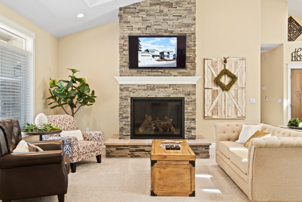 Home Plan 2232 living room.