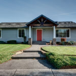 Home Plan 1716 exterior HiLine Homes of Woodland.