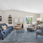 Home Plan 1716 living room.