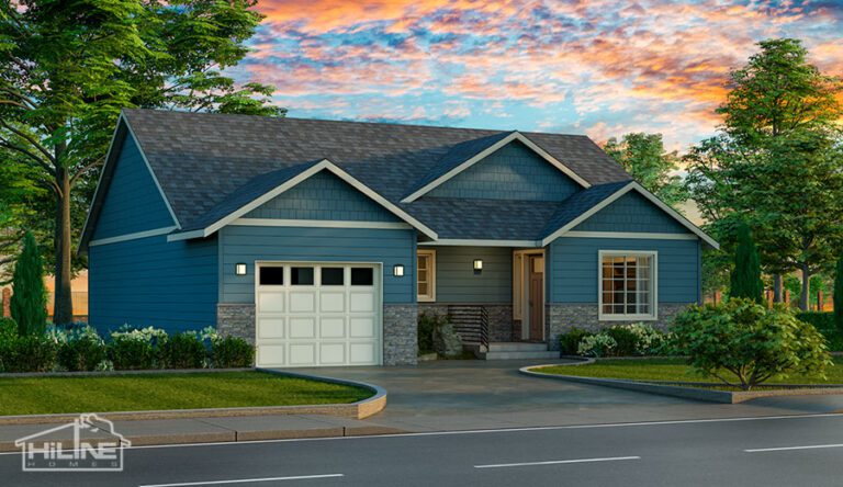 Home Plan 1196 optional elevation.