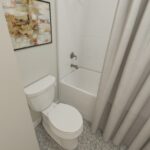 Home Plan 1200 bath.