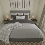 Home Plan 1200 bedroom 2.