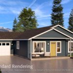 Home Plan 1200 standard elevation.