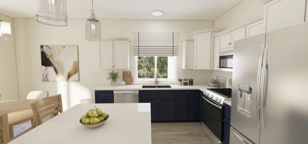 Home Plan 1200 kitchen.