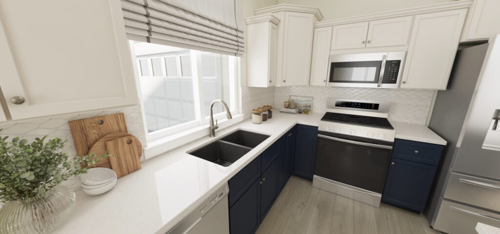 Home Plan 1200 kitchen.