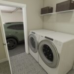 Home Plan 1200 laundry room.