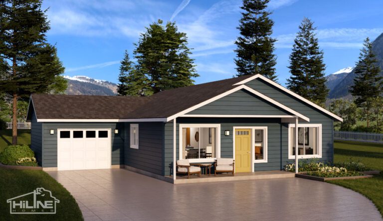 Home Plan 1200 standard elevation.