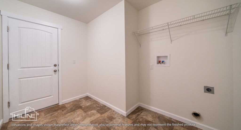 Home Plan 1248 laundry room.