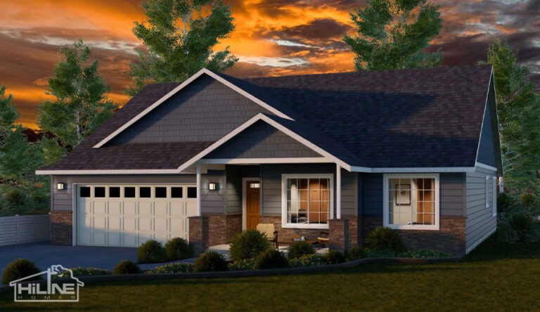 Home Plan 1494 optional elevation.
