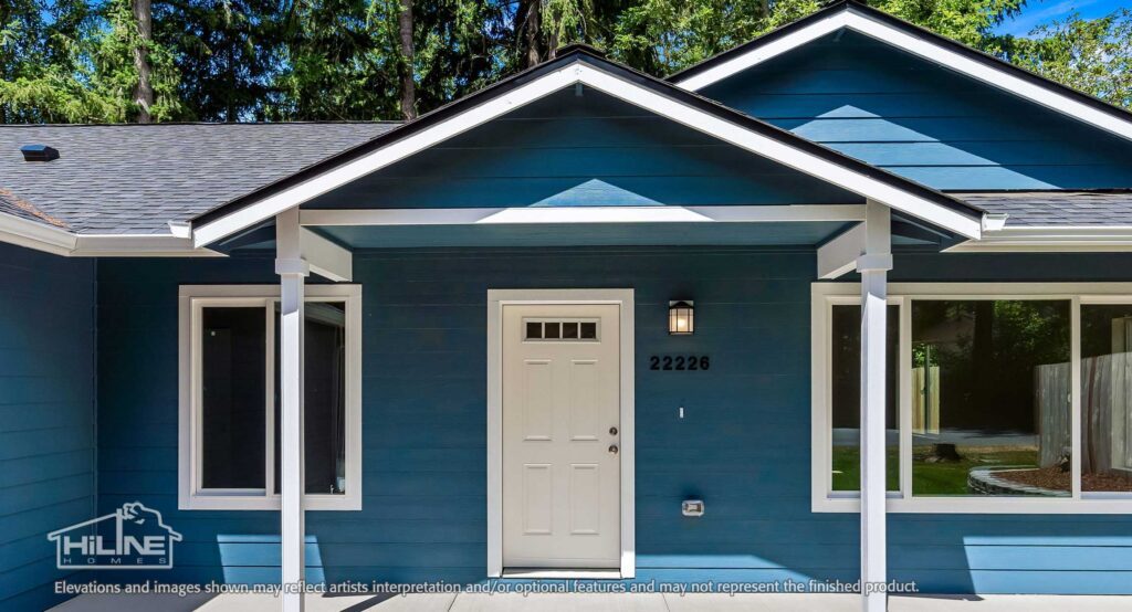 Home Plan 1664 front exterior.