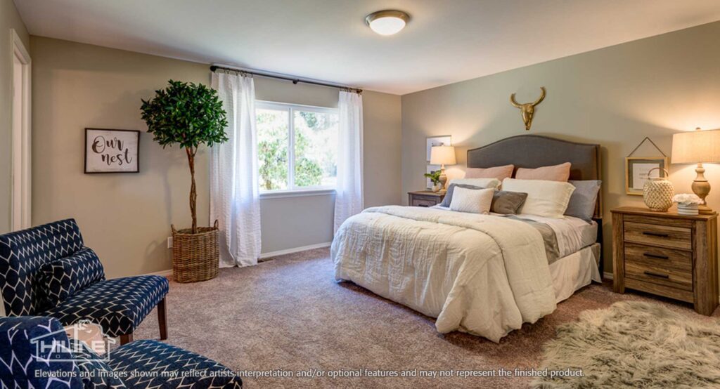 Home Plan 1716 bedroom.