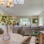 Home Plan 1716 dining and great room.