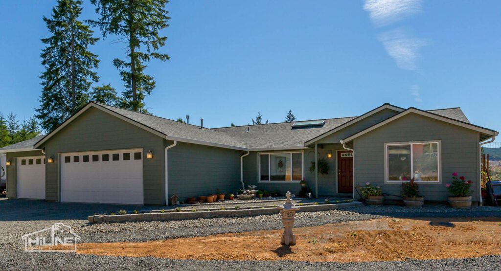 Home Plan 1721 front exterior.