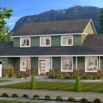 Home Plan 1768 with 500B ADU enhanced elevation.