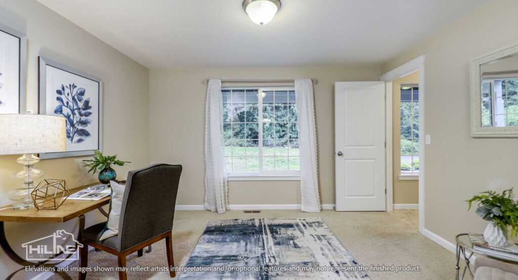 Home Plan 1768 office.