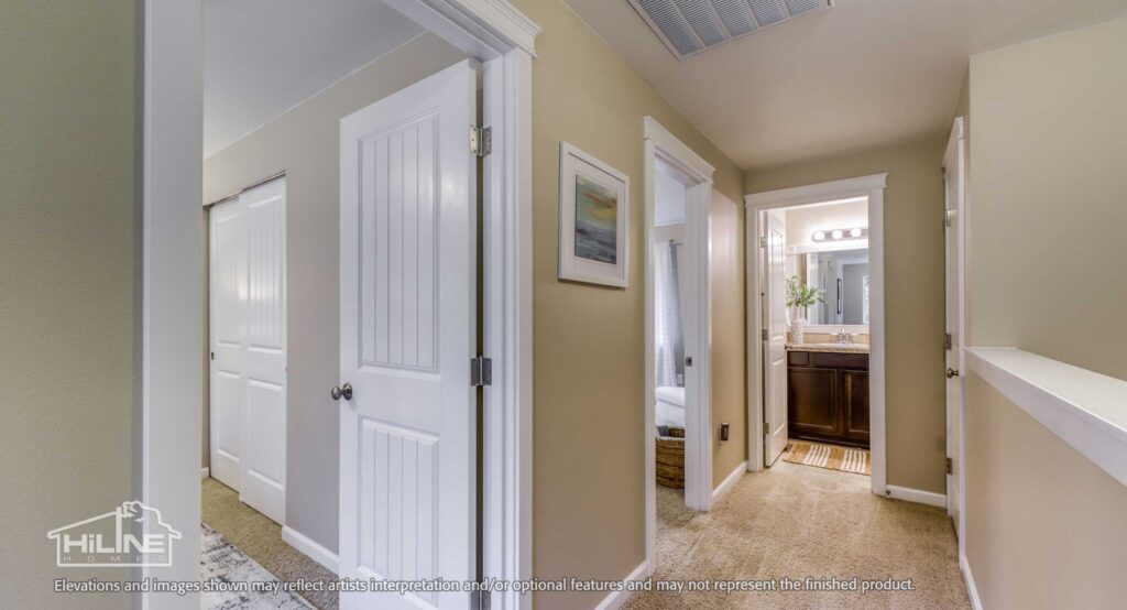 Home Plan 1768 hallway.