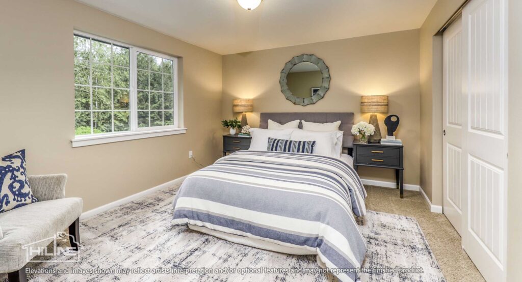 Home Plan 1768 bedroom.