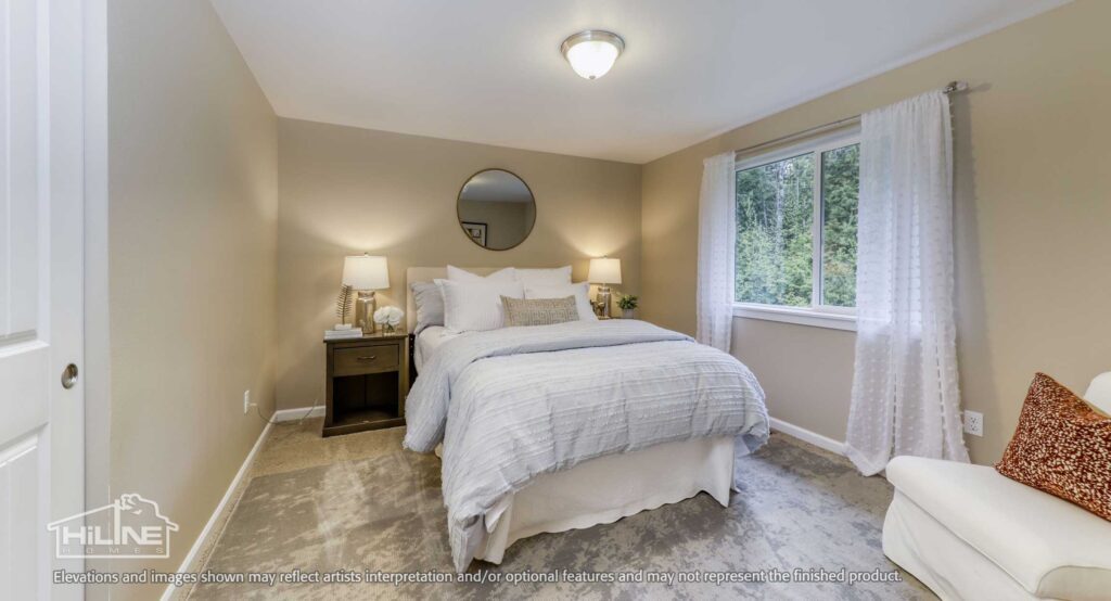 Home Plan 1768 bedroom.