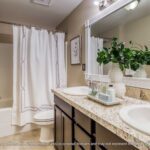 Home Plan 1768 primary bath.