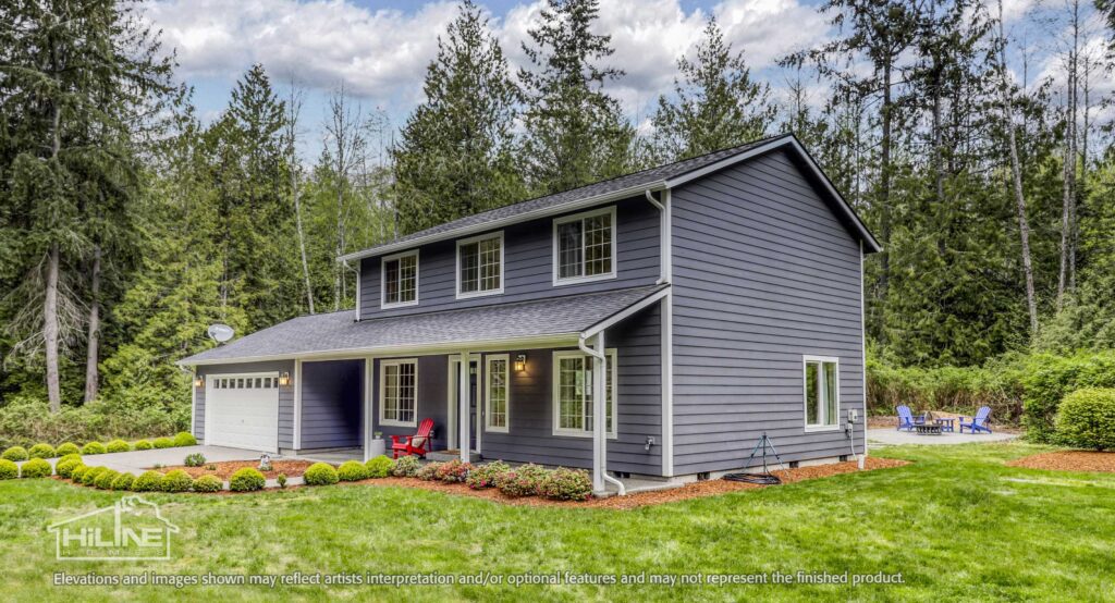 Home Plan 1768 front exterior.