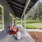 Home Plan 1768 covered porch front exterior.