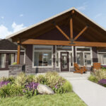 Custom exterior of home plan 1780.