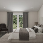 Primary suite in home plan 1780.