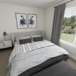 Additional bedroom in home plan 1780.