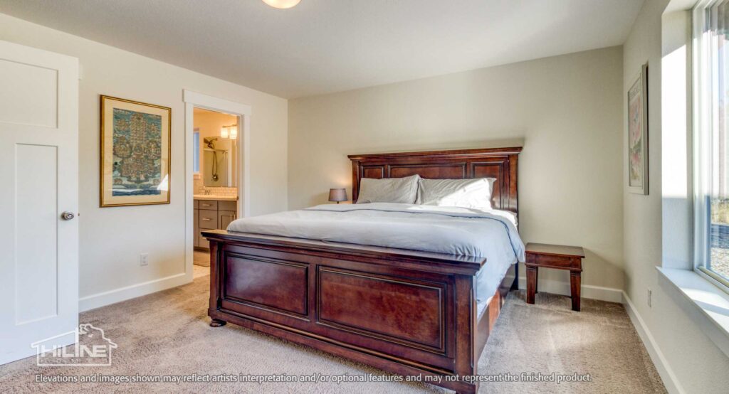 Home Plan 1780 primary suite.