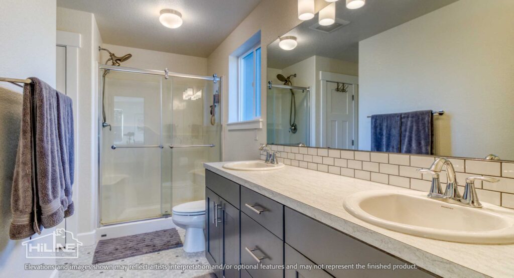 Home Plan 1780 Primary bath.