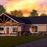 Home plan 1780 optional elevation.