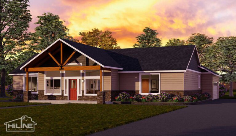 Home plan 1780 optional elevation.