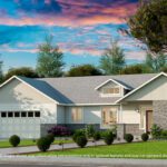 Home Plan 1793 Enhanced Elevation.