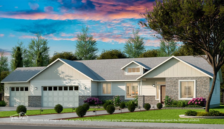 Home Plan 1793 Enhanced Elevation.