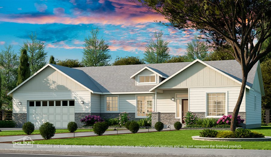 Home Plan 1793 Optional Elevation.