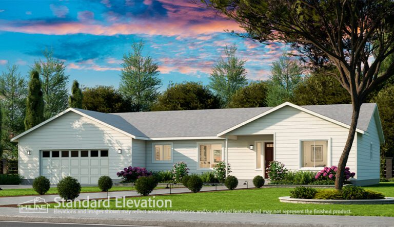 Home Plan 1793 Standard Elevation.