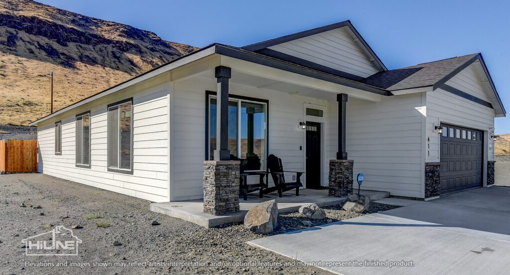 Home Plan 1883 exterior front.