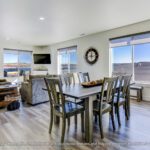 Home plan 1883 dining and living room.