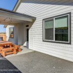 Home Plan 1883 back exterior patio.