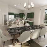 Home Plan 1883 dining room.