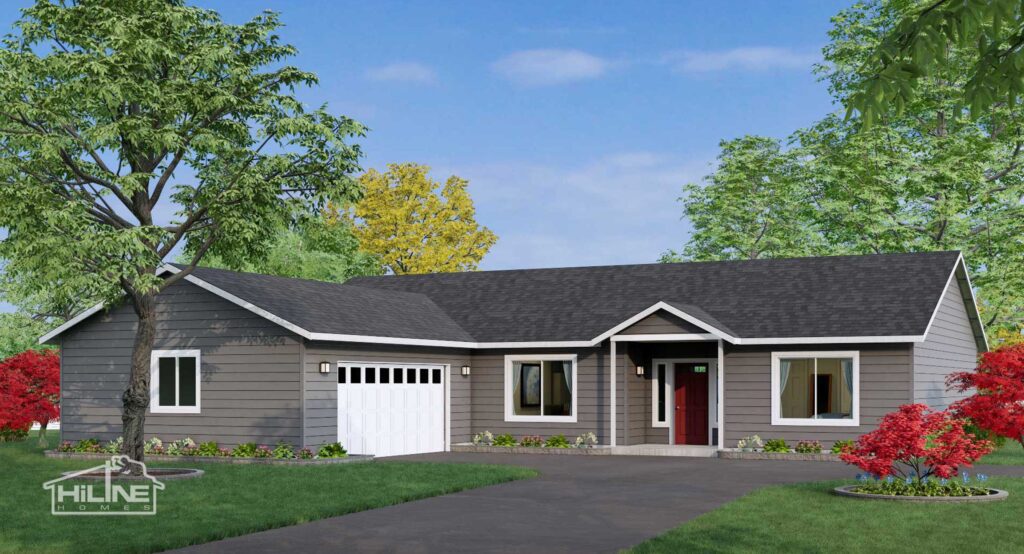 Home Plan 1940 standard elevation.