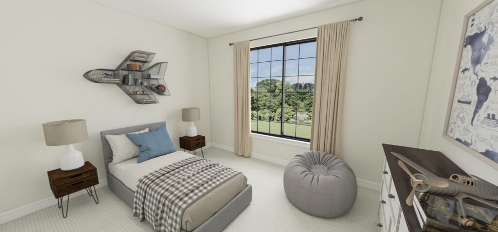 Home Plan 1940A bedroom 3.