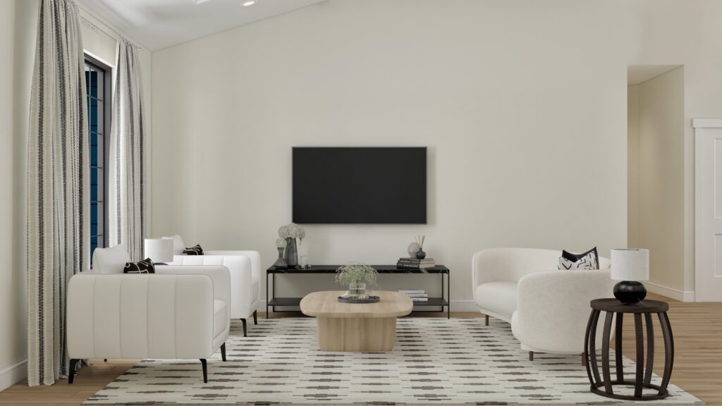 Home Plan 1940A great room.