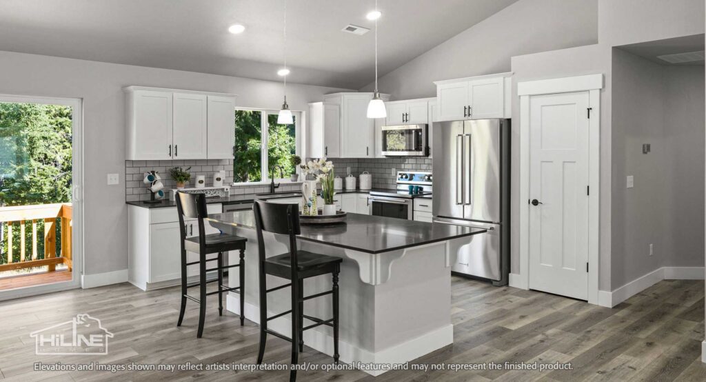 Home Plan 1940A kitchen.