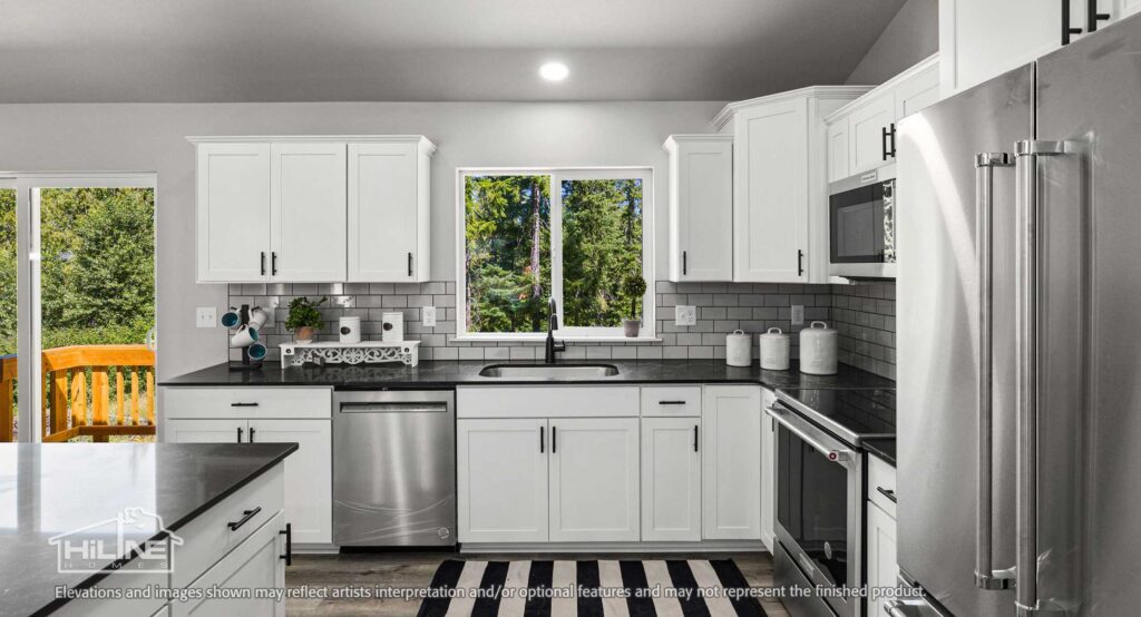 Home Plan 1940A kitchen.